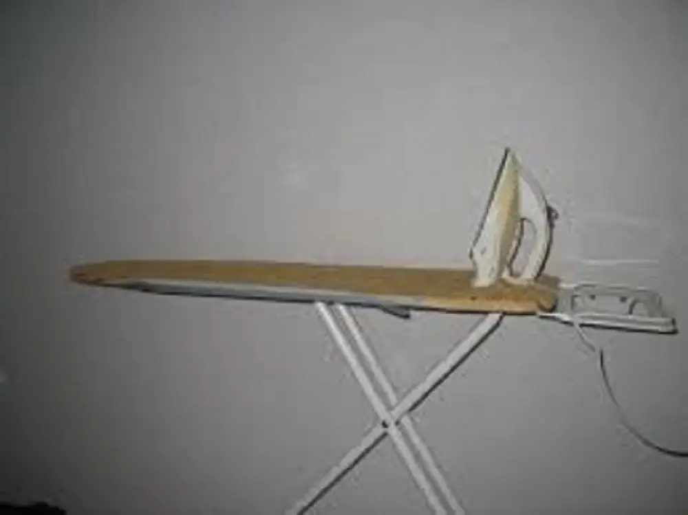 how to close a stuck ironing board