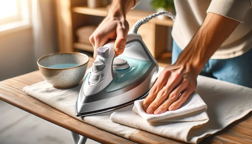 
How to Clean Steam Iron Plate Holes
